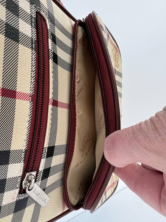 Burberry Blue Label Nova Check Plaid Backpack Y2K Vintage Japan Exclusive main image 6